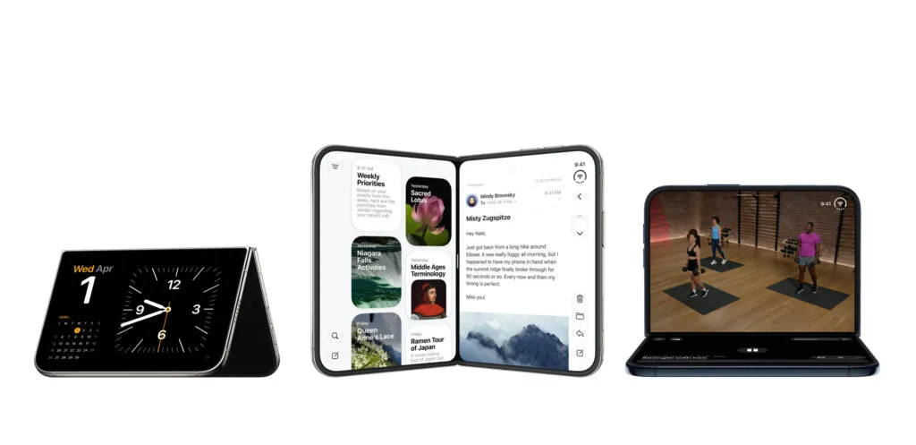 Apple presenta el iPhone Duo, su primer celular plegable con pantalla de 7.6 pulgadas