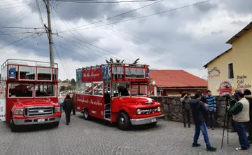 Operadores del Turibús de Real del Monte   piden al Congreso local intervenga con alcalde