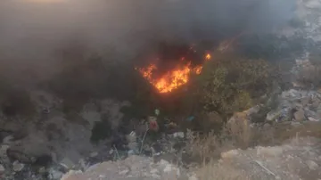 Reportan incendio en ejido de Mixquiahuala