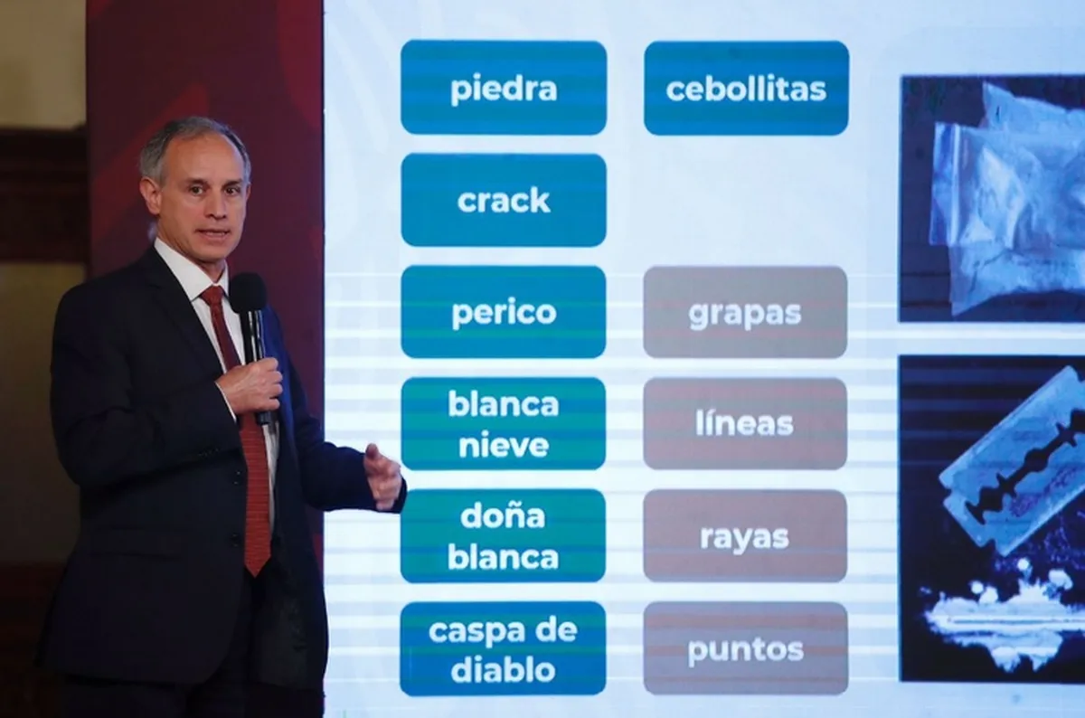 Advierte López-Gatell sobre peligros del consumo de cocaína