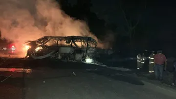Al menos 15 personas sin vida en accidente de Huejutla a Monterrey