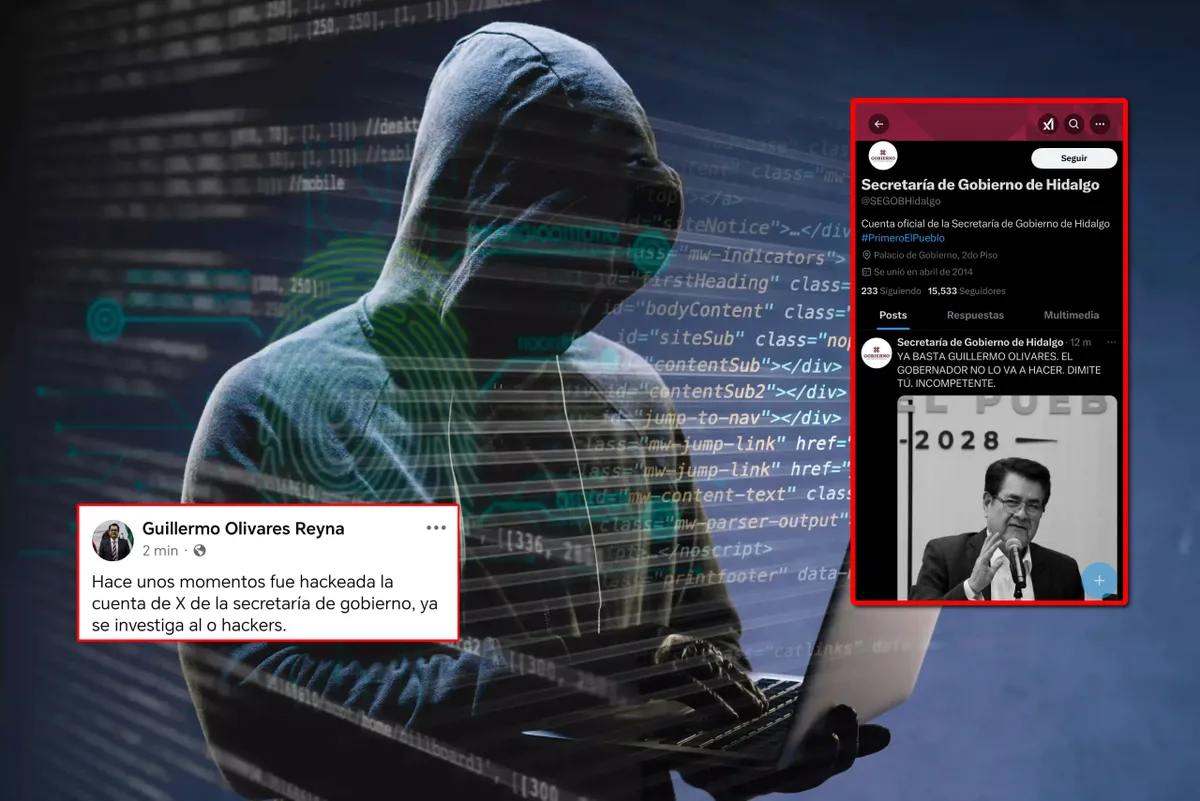Hackean cuenta de la Secretaría de Gobierno de Hidalgo. ¿Qué sucedió?