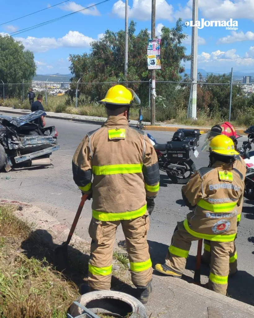 Accidente en la carretera Pachuca-Actopan deja a una persona lesionada
