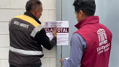 Clausuran descargas ilegales que afectaban la Zona Industrial de Tizayuca