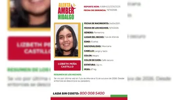 Alerta Amber Hidalgo: Buscan a Lizbeth Peña Castillo, desaparecida en Tula de Allende