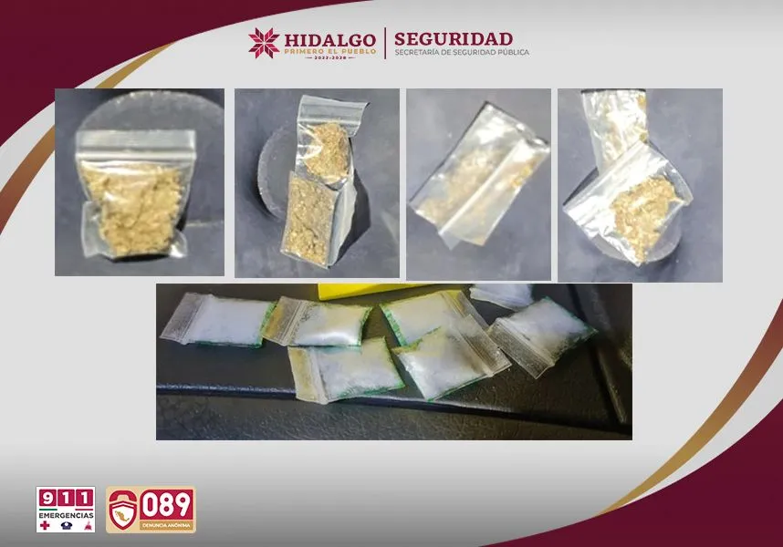 Tepeapulco: aseguran drogas y vehículos con reporte de robo en cateo