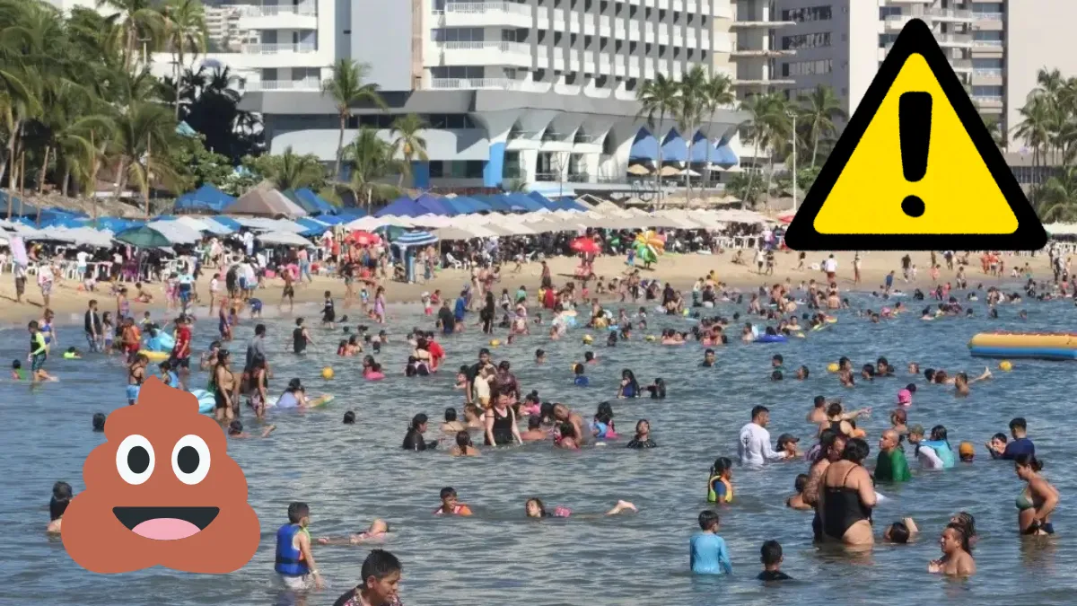 Cofepris identificó seis playas mexicanas con altos niveles de bacterias fecales; representan un riesgo para los turistas.