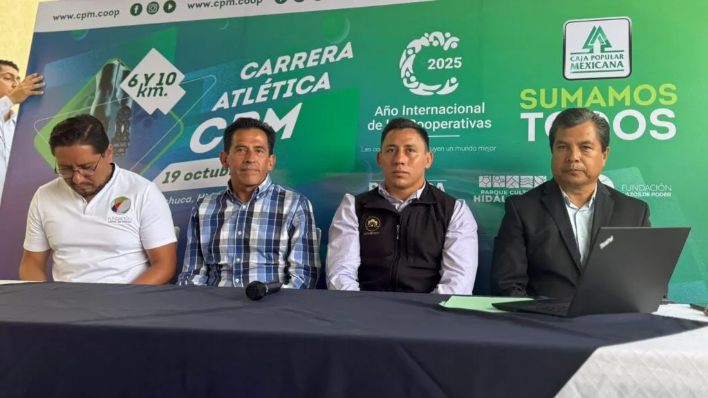 Pachuca: presentan primera carrera atlética de Caja Popular Mexicana con bolsa de 23 mil pesos