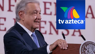 Foto de AMLO, quien recalcó la importancia de resolver los recursos de TV Azteca por supuesto adeudo.