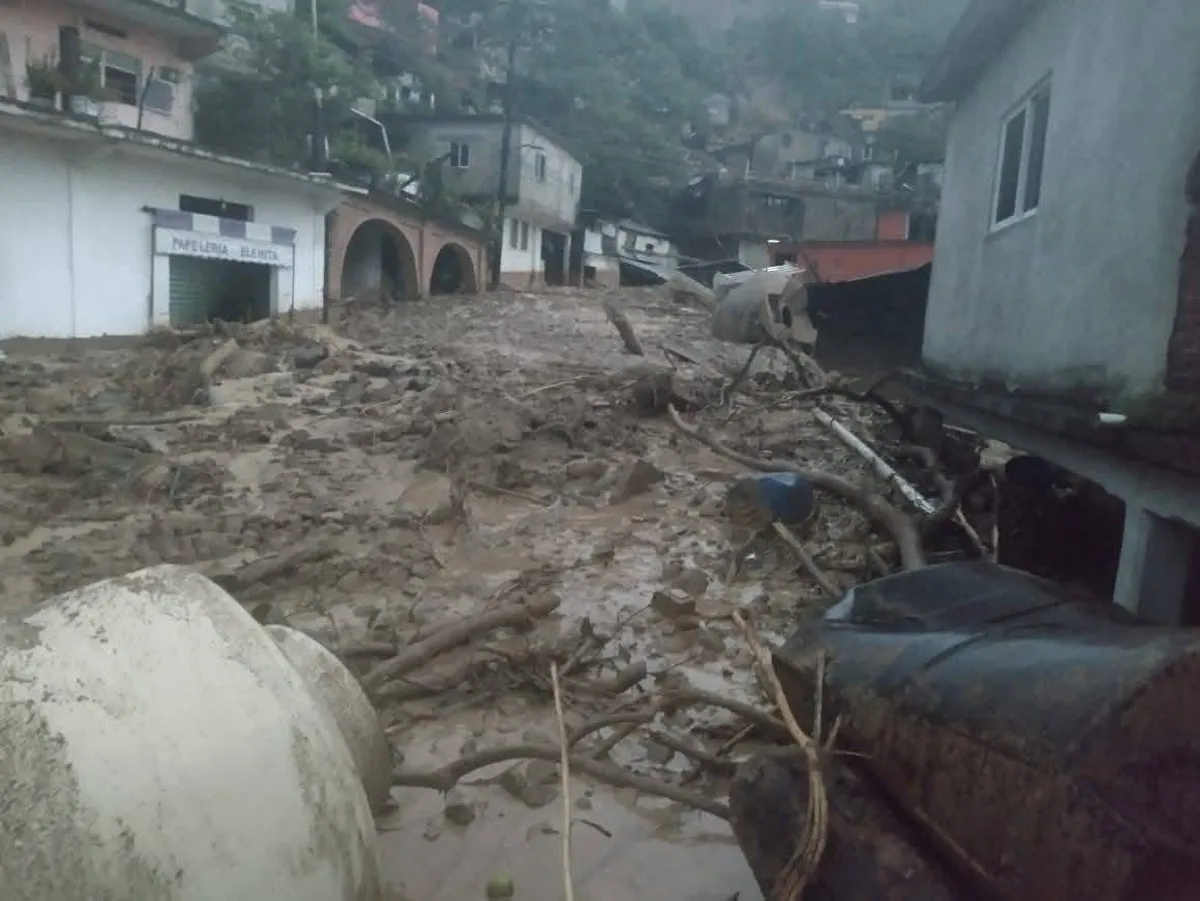 Huehuetla inundación