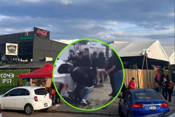 Pachuca: captan en VIDEO golpiza de elementos de seguridad a jóvenes en zona plateada