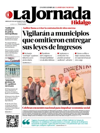 La Jornada Hidalgo | 30 de septiembre de 2026