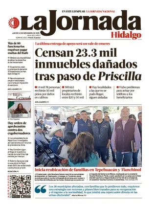 La Jornada Hidalgo | 13 de noviembre de 2025