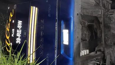 Vuelca autobús turistico en Pánuco