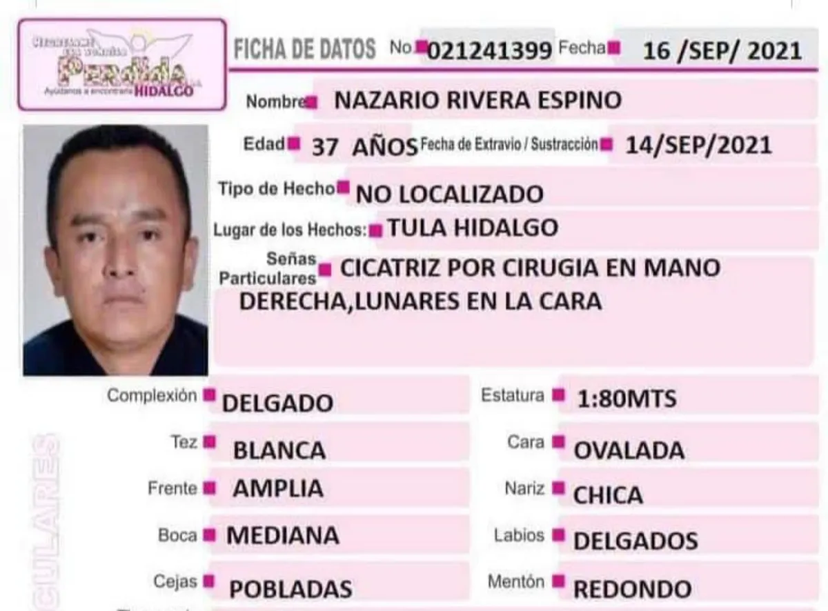 Buscan a Nazario Rivera, policía municipal de Tula de Allende
