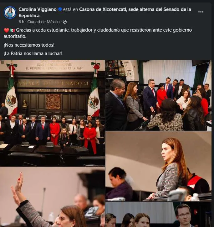 Reforma al Poder Judicial: votos de los senadores de Hidalgo en la aprobación