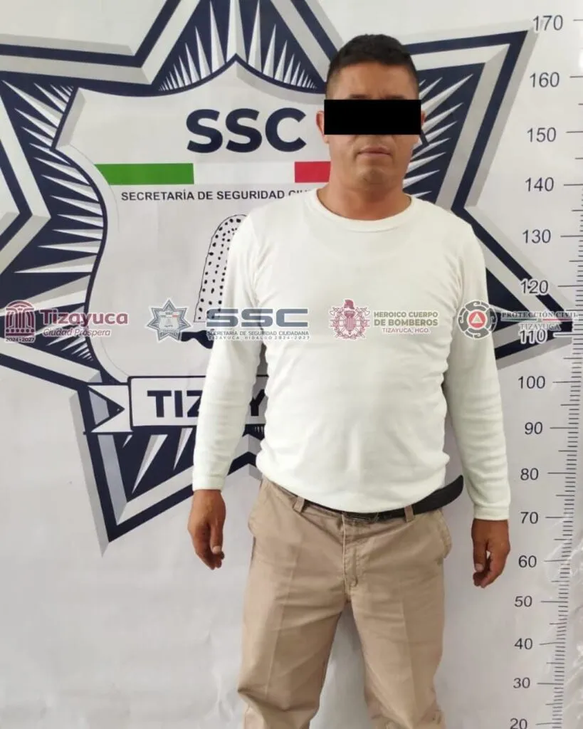 Detienen a conductor de combi que atropelló a un adulto mayor en el centro de Tizayuca