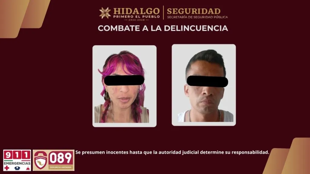 Cateos en Pachuca dejan detenidos, motocicletas robadas y droga asegurada