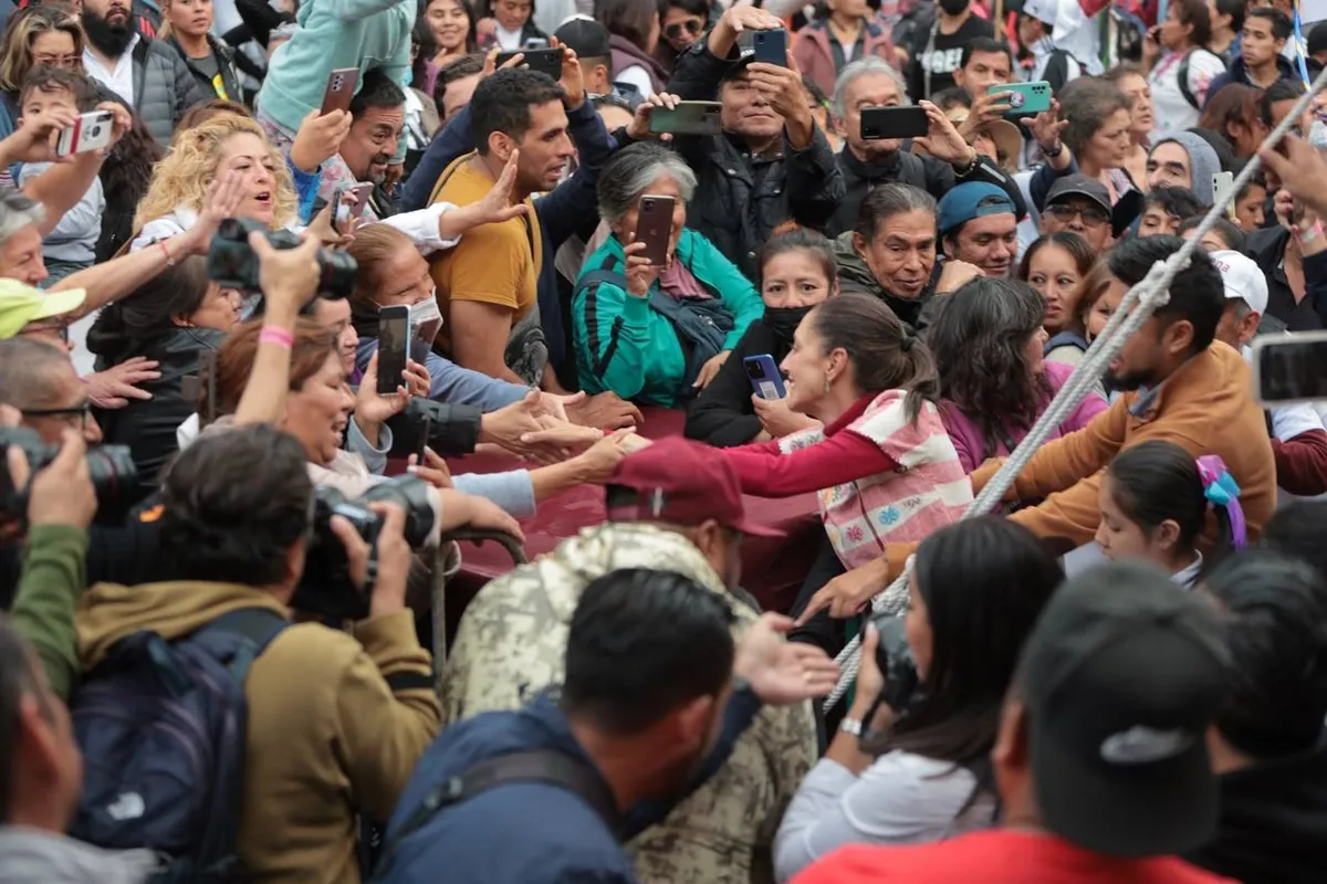 “Desde los 15 años he caminado para fortalecer los derechos de México”: Claudia Sheinbaum