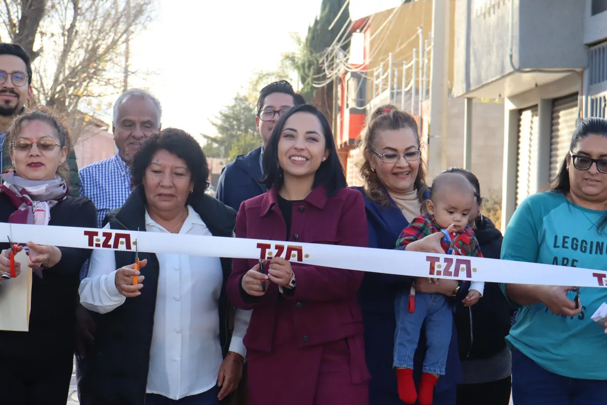 Tizayuca: inauguran obra de reencarpetamiento de calle Humboldt