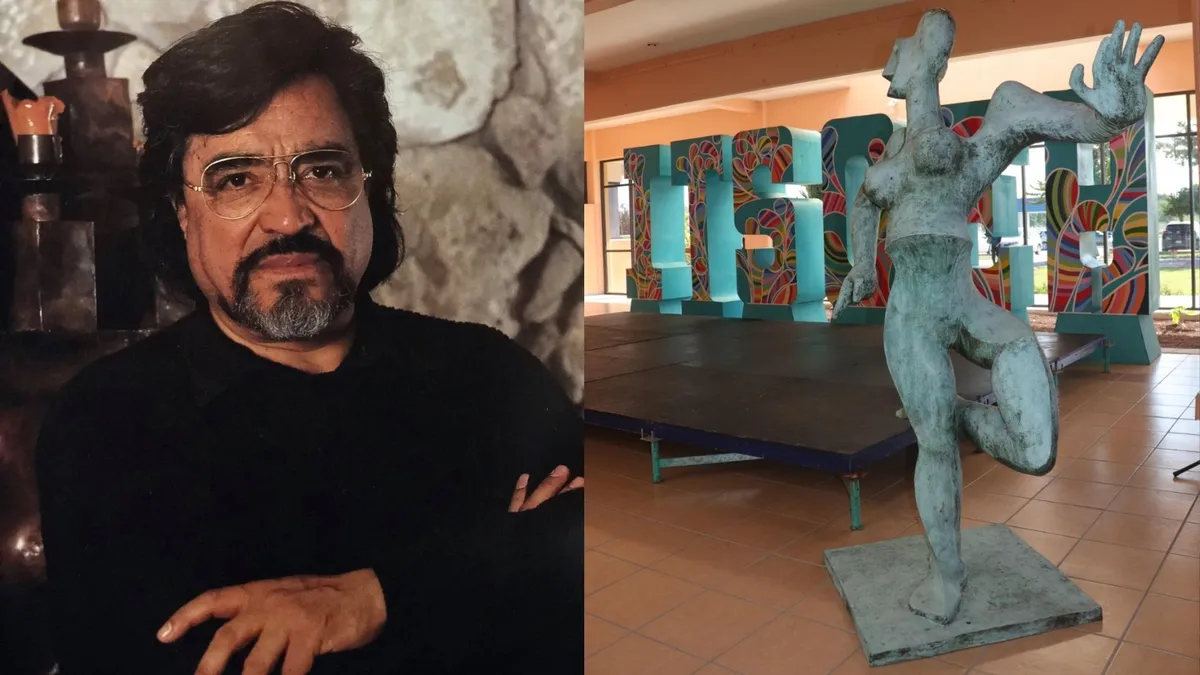 Escultura de Byron Gálvez expuestas en el ITSOEH