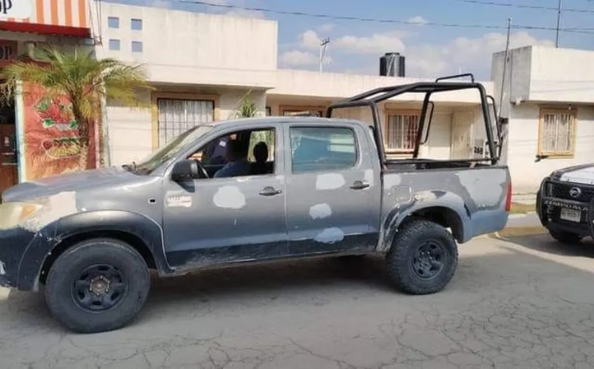Pachuca: decomisan patrulla ‘fake’ en Santa Matilde