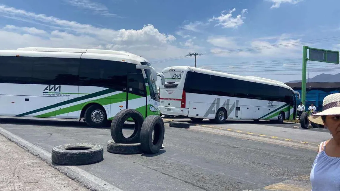 Bloquean la carretera Tula de Allende-Actopan