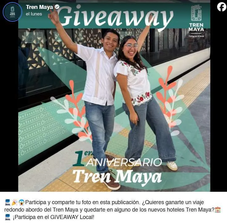 Tren Maya realiza concurso: regala viaje redondo y estancia | Requisitos