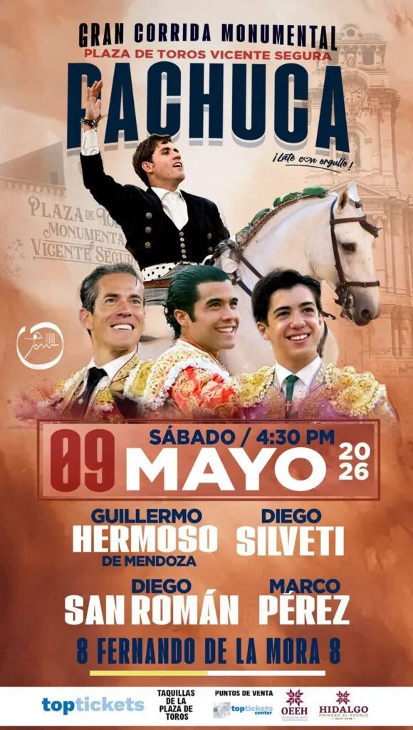 Anuncian corrida monumental en la Vicente Segura  encabezada por Guillermo Hermoso de Mendoza y Diego Silveti
