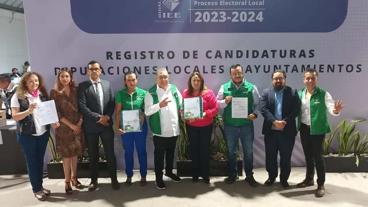 Elecciones Hidalgo: PVEM va con 66 candidatos para ayuntamientos