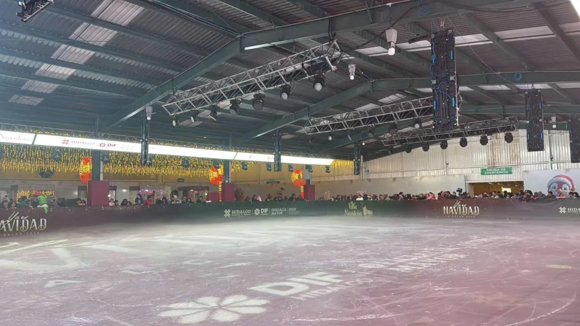 Conoce los horarios y detalles de las pistas de hielo gratuitas en Pachuca