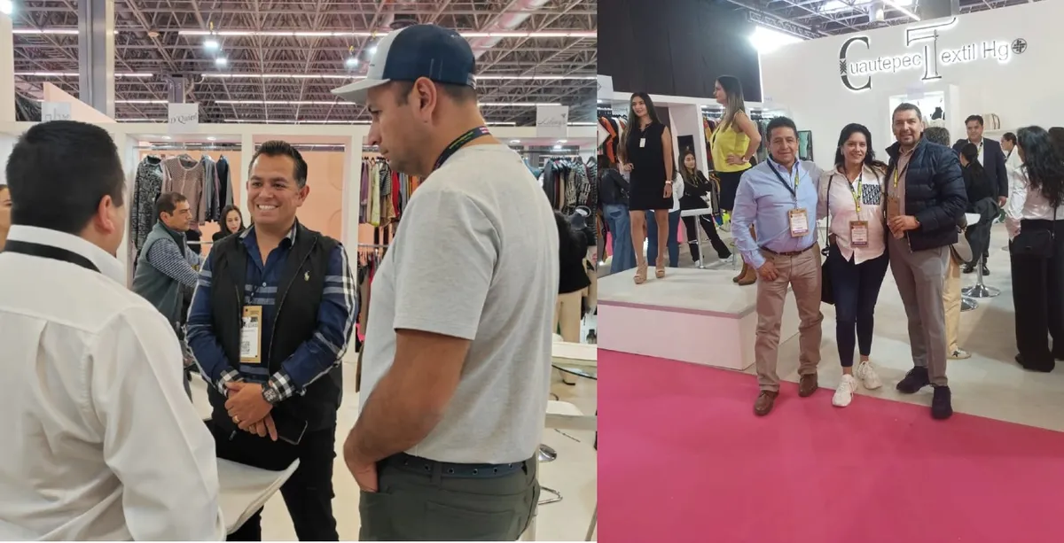 Alcaldes de Santiago Tulantepec y Cuautepec de Hinojosa presentes en el “Intermoda 2025” para fortalecer la industria textil