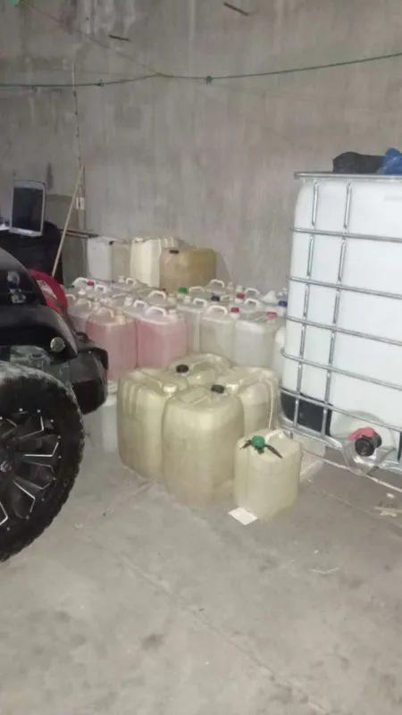 En operativos sorpresa, aseguran 38 mil litros de hidrocarburo robado en Tula