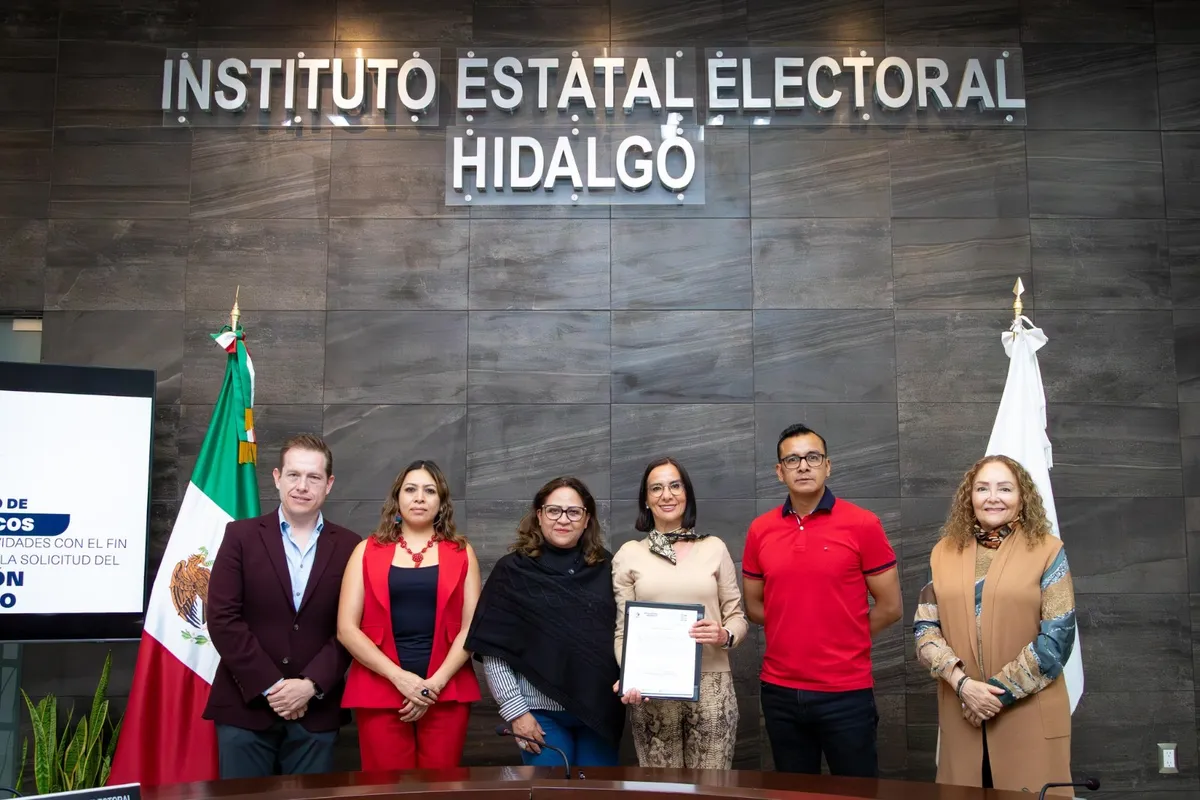 Partidos y el Itaih se adhieren a declaratoria del IEEH sobre revocación de mandato en Hidalgo