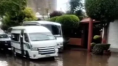 Inundaciones por lluvia en Tulancingo