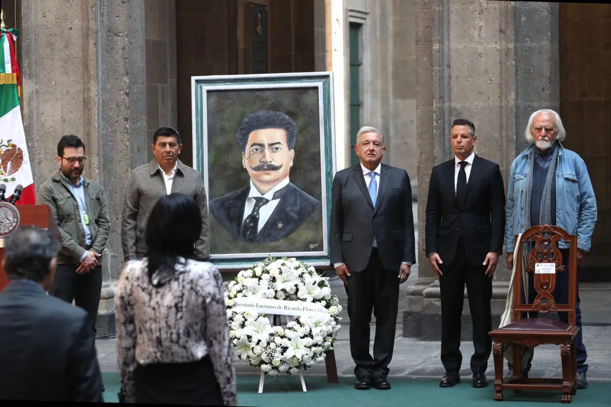 Rinden homenaje a cien años del asesinato de Ricardo Flores Magón