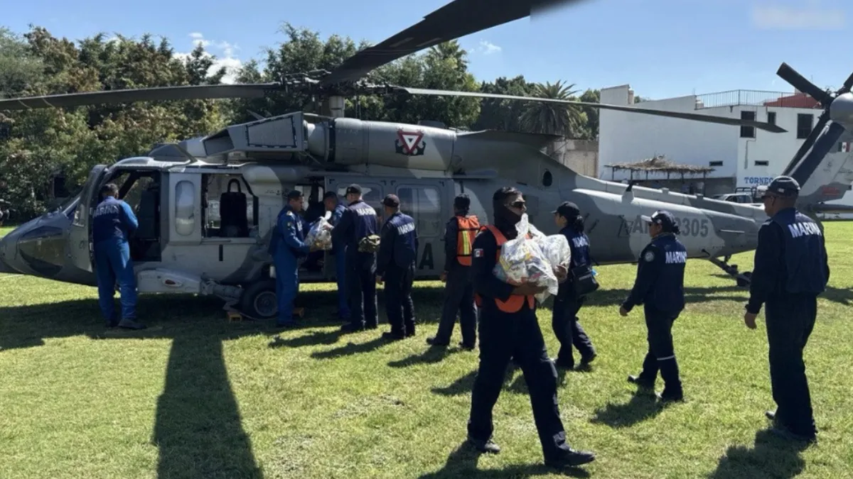 Semar y Defensa amplían puentes aéreos: 191 comunidades siguen aisladas por lluvias