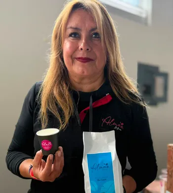 Alma Tovar productora de café