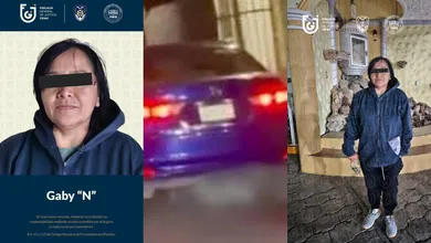 Se difundió el VIDEO de momento de detención de Gaby “N”, acusada de homicidio calificado tras arrastrar y matar a un motociclista en Iztapalapa.