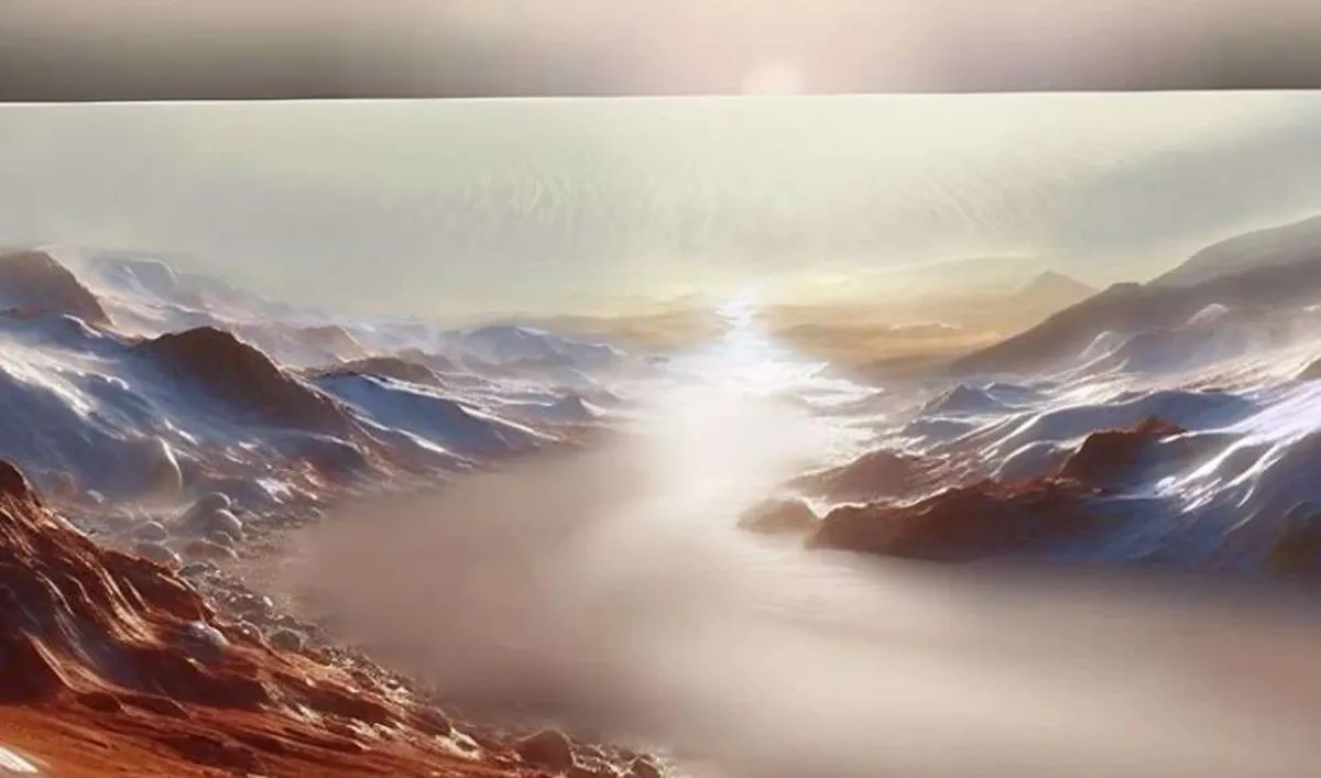 En Marte, colapso de CO2 derritió hielo, lo que hizo fluir agua