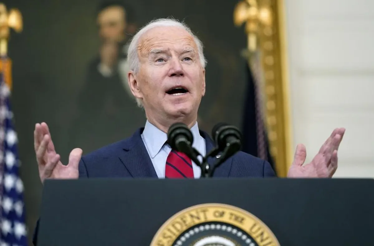 "No debemos esperar otro minuto (...) insto a mis colegas de la Cámara de Representantes y del Senado a actuar", dijo el presidente Joe Biden al referirse al tiroteo de Colorado, el 23 de marzo de 2021. Foto Ap