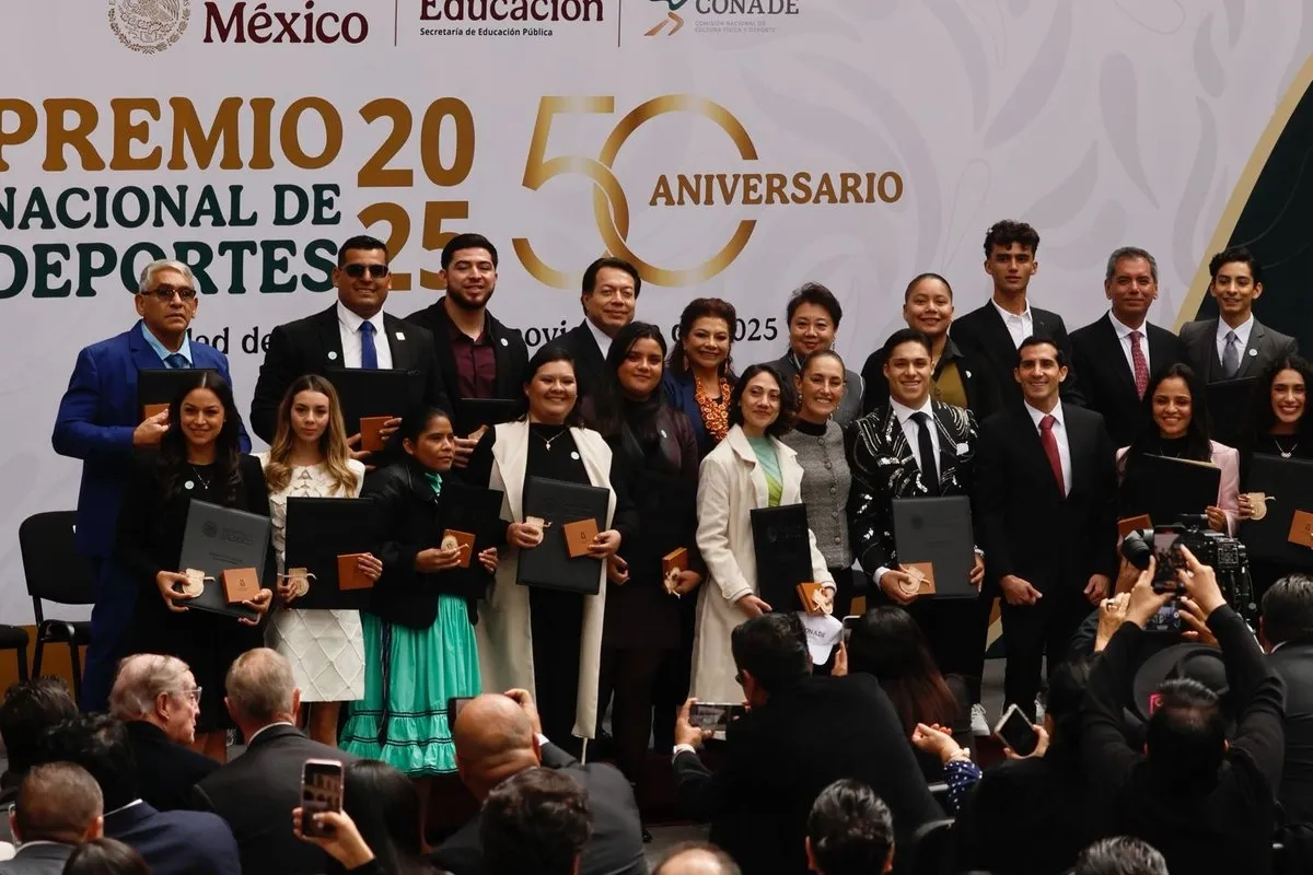 Sheinbaum entrega Premio Nacional de Deportes 2025 | Lista de ganadores