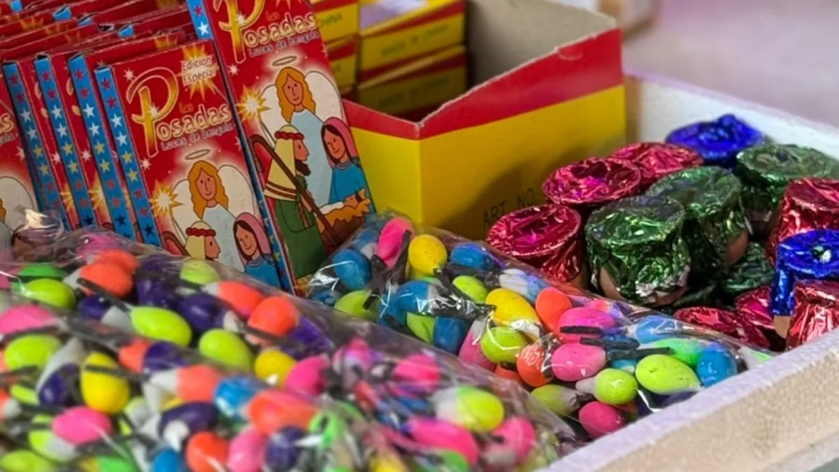 Decomiso de pirotecnia durante operativo de seguridad en Pachuca.