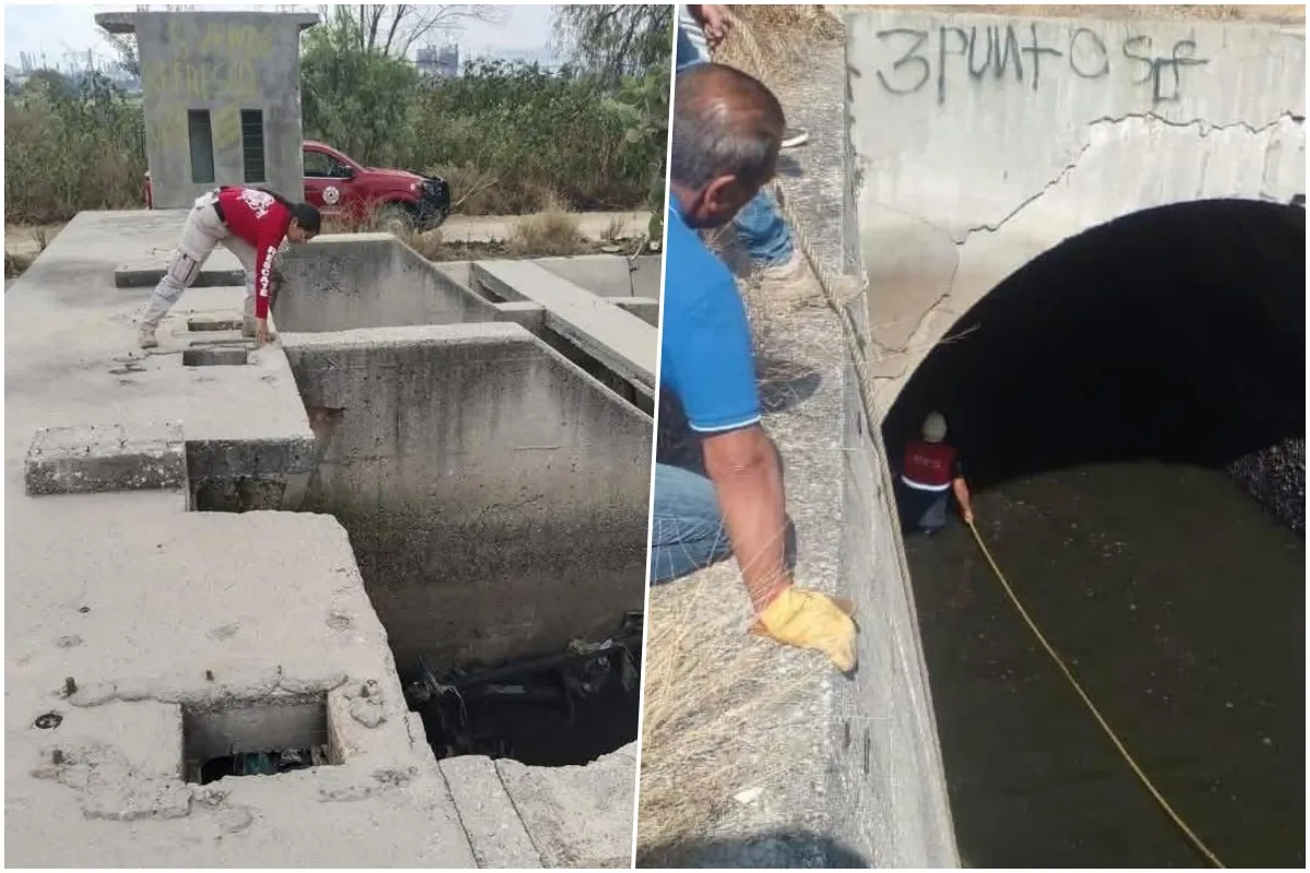 Continúan las búsquedas de Jonathan Trejo Cerón, joven desaparecido en canal de Tula