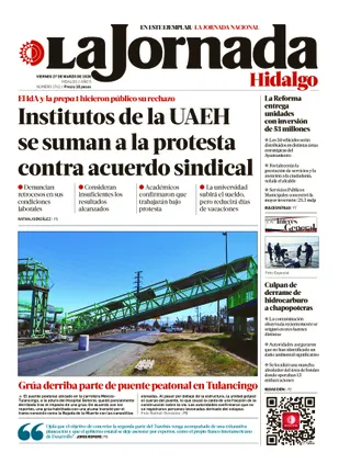 La Jornada Hidalgo | 27 de marzo de 2026