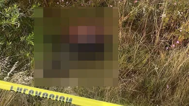 Autoridades acordonan zona donde fue hallado cuerpo con signos de violencia