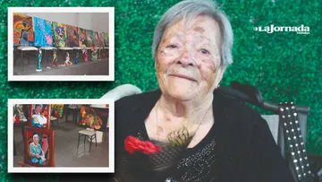 La talentosa Consuelo Ruíz Guzmán no daba crédito de ver la mayoría de sus obras expuestas/ Nathali González