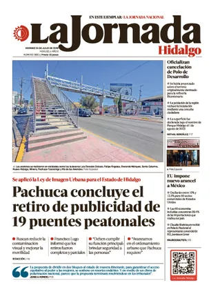 La Jornada Hidalgo | 24 de julio de 2026