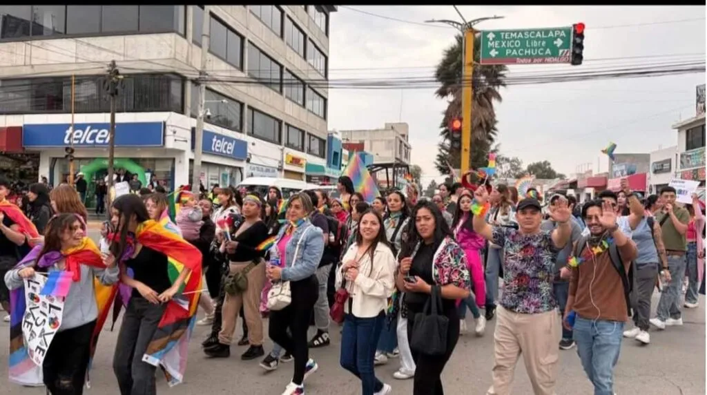 Tizayuca se llena de color: cientos participan en la cuarta Marcha por los Derechos LGBTQ+