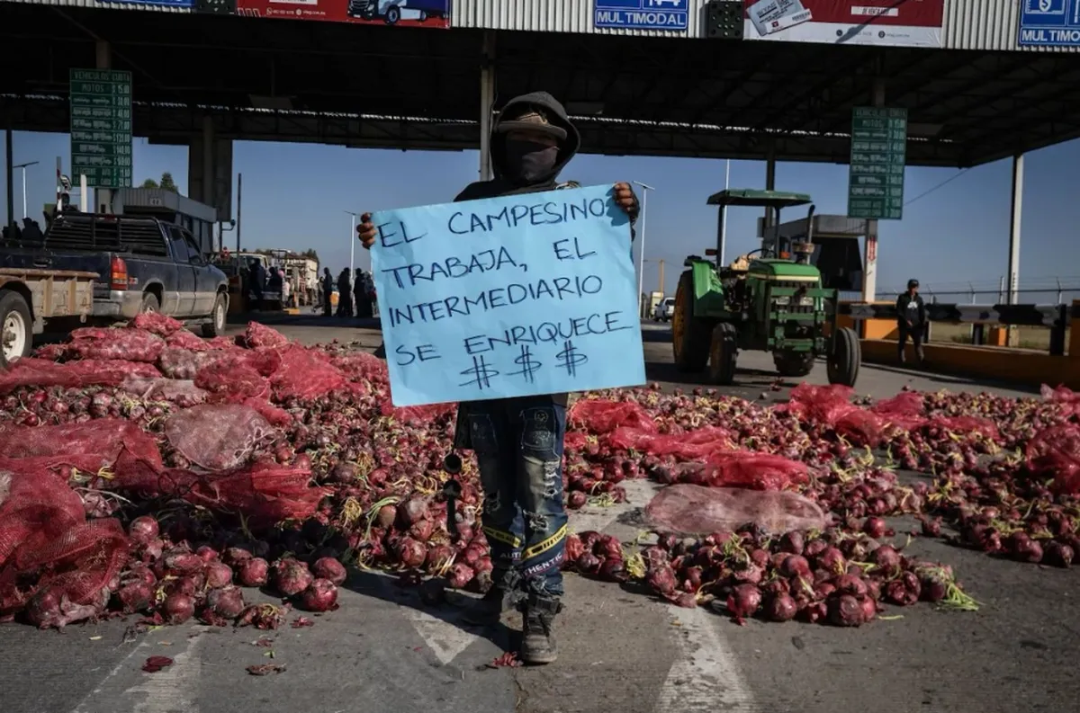 bloqueo en carreteras productores de maiz
